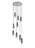 Brooks Slim Round Pendant 9 Light